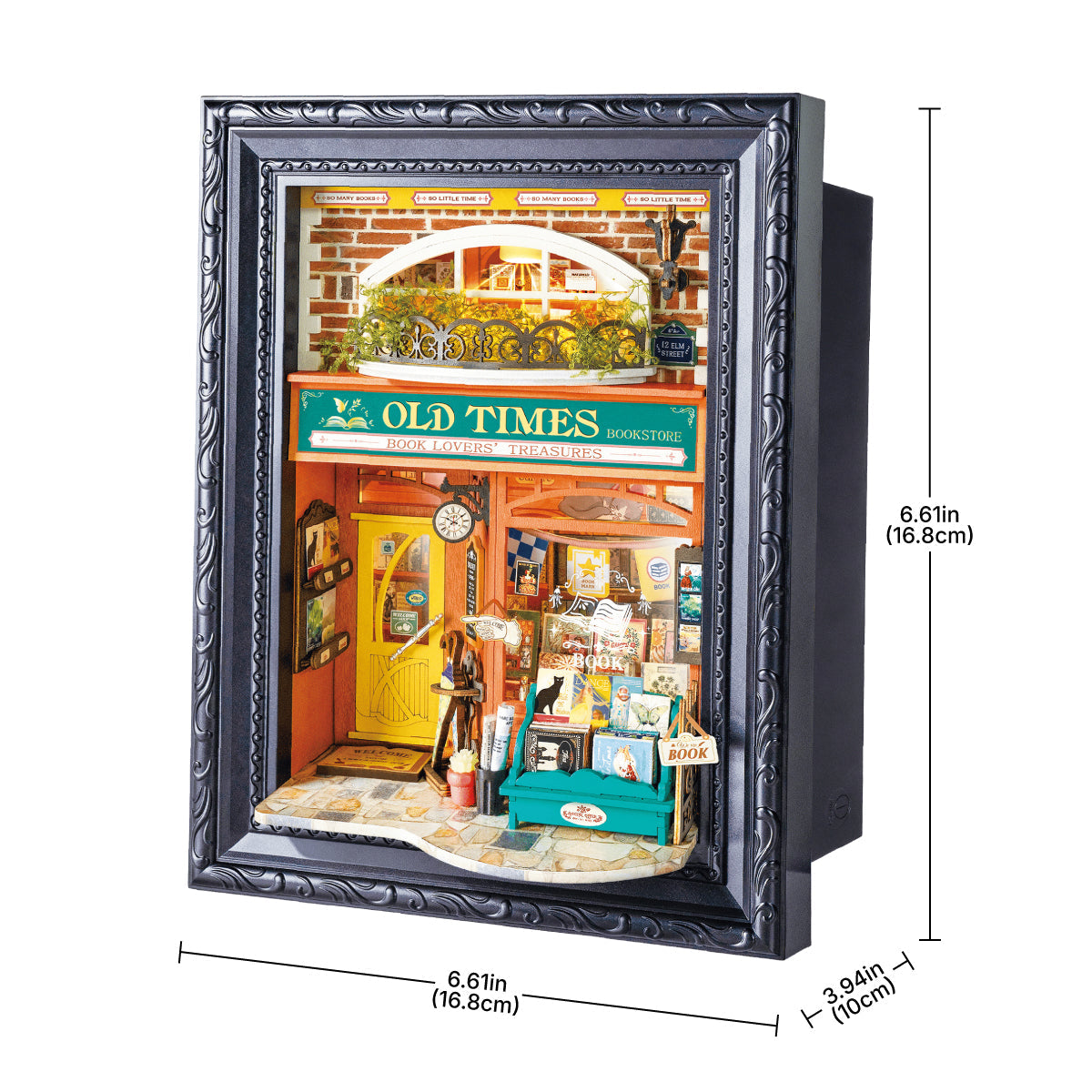 Old Times Bookstore Miniature Kit official product view 5