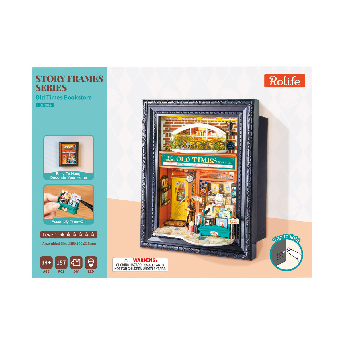 Old Times Bookstore Miniature Kit official product view 6