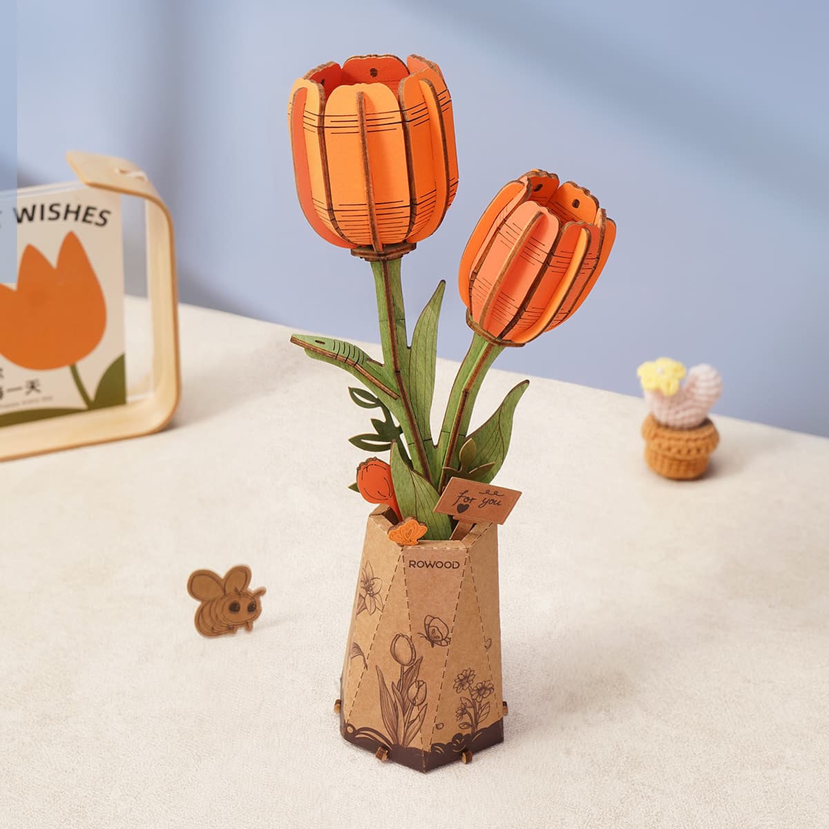 Rowood Red Carnation Creative Kit official product view 15