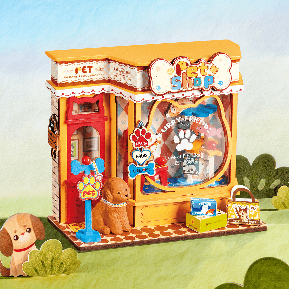 Pawfect Pet Shop Miniature Kit official detail view 2