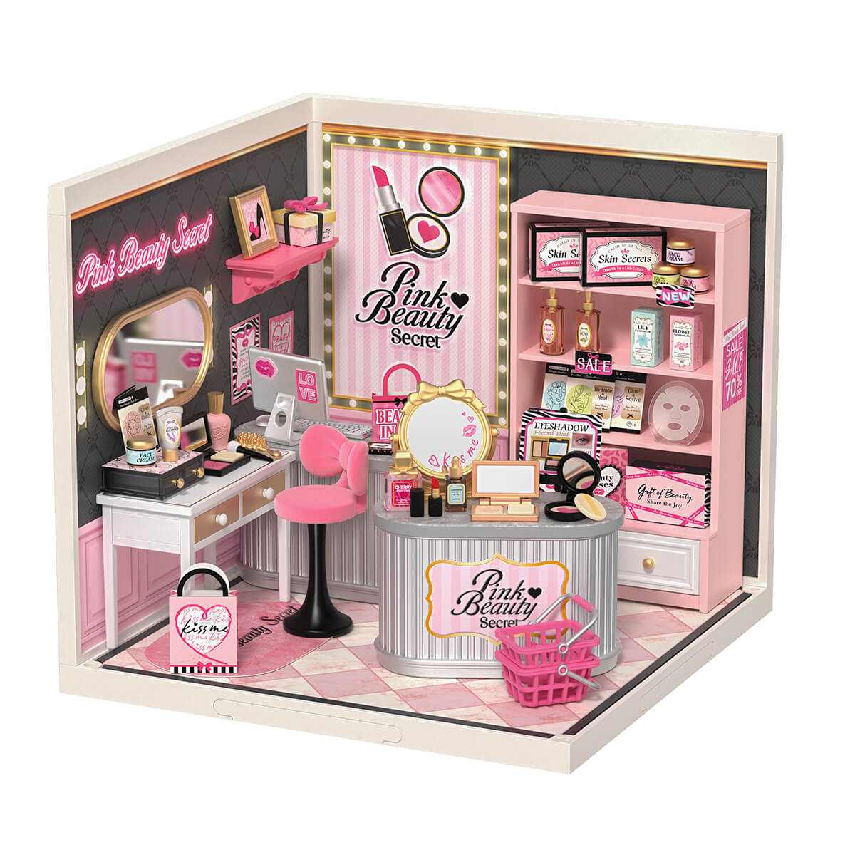 Pink Beauty Secret Miniature Kit official product view 2
