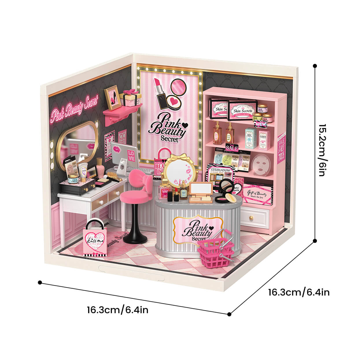 Pink Beauty Secret Miniature Kit official product view 6