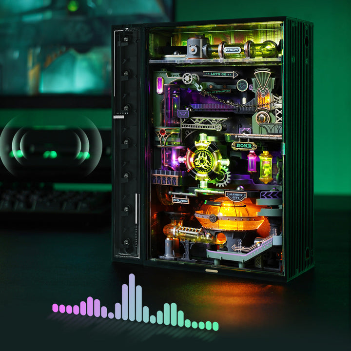 Alchemy City reactive lighting display