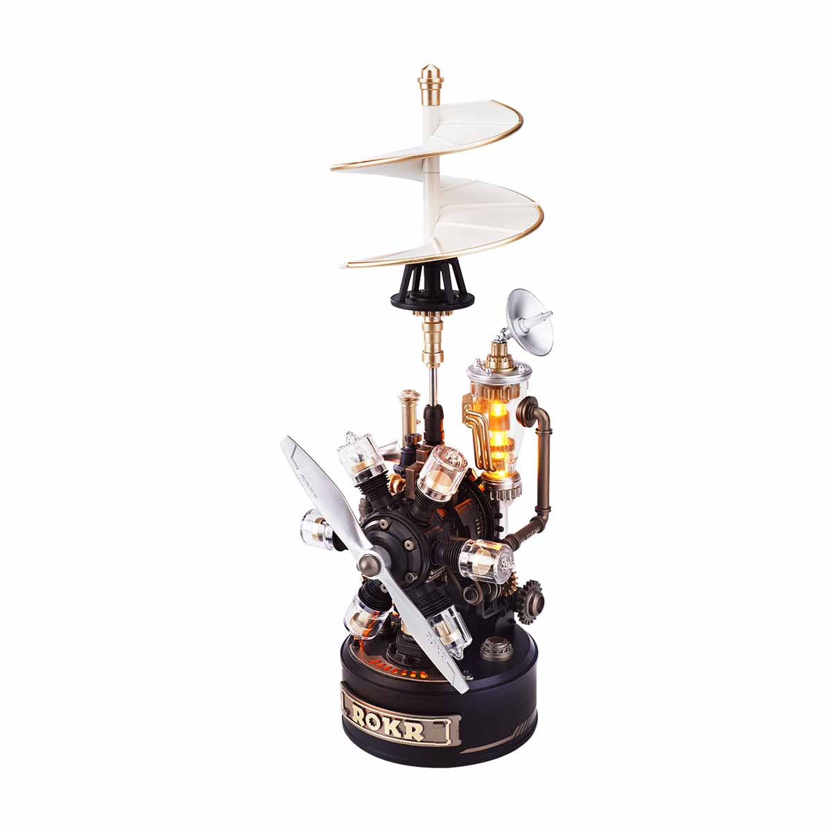 ROKR Leonardo da Vinci's Helicopter Kit completed product view