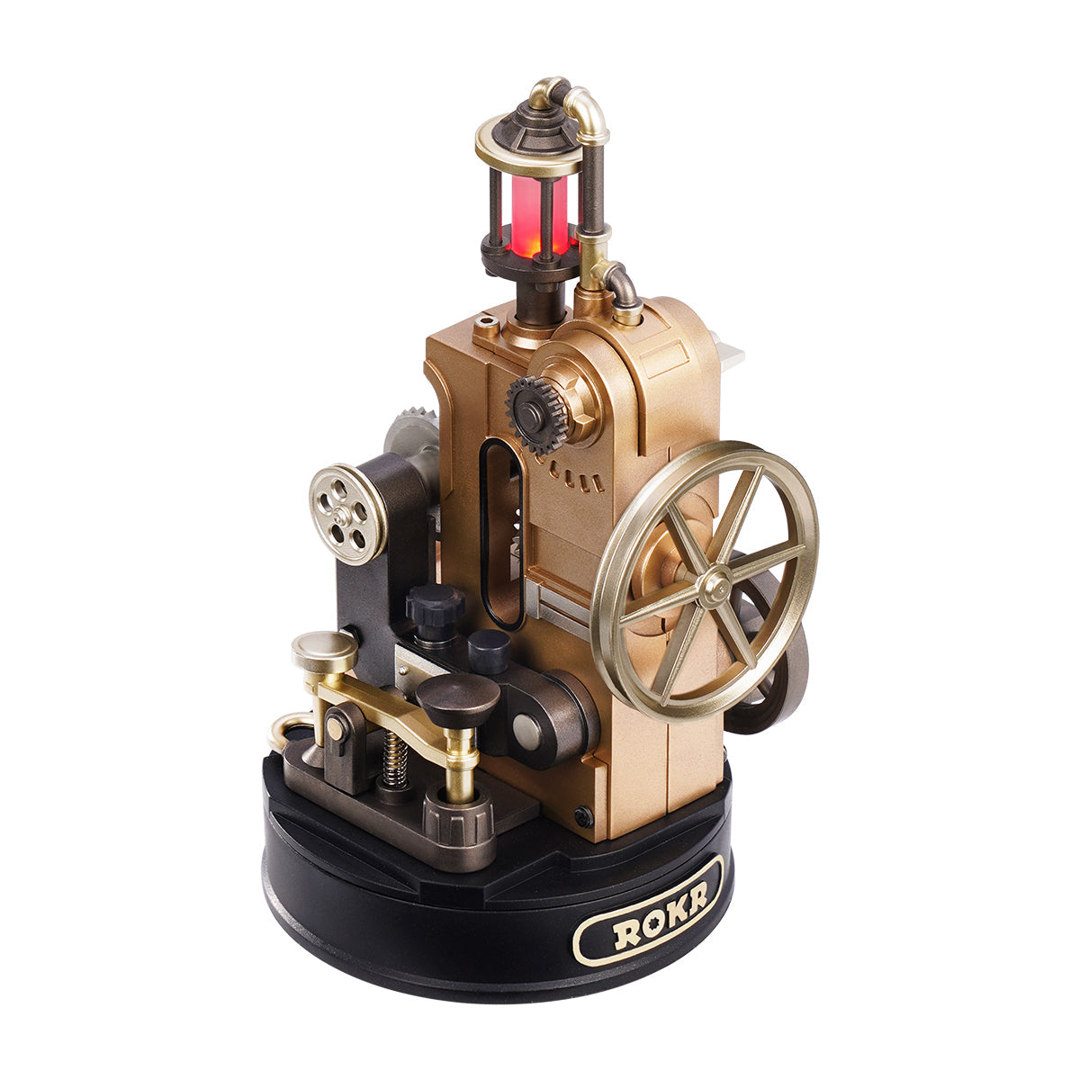 ROKR Morse Telegraph Mechanical Kit completed product view