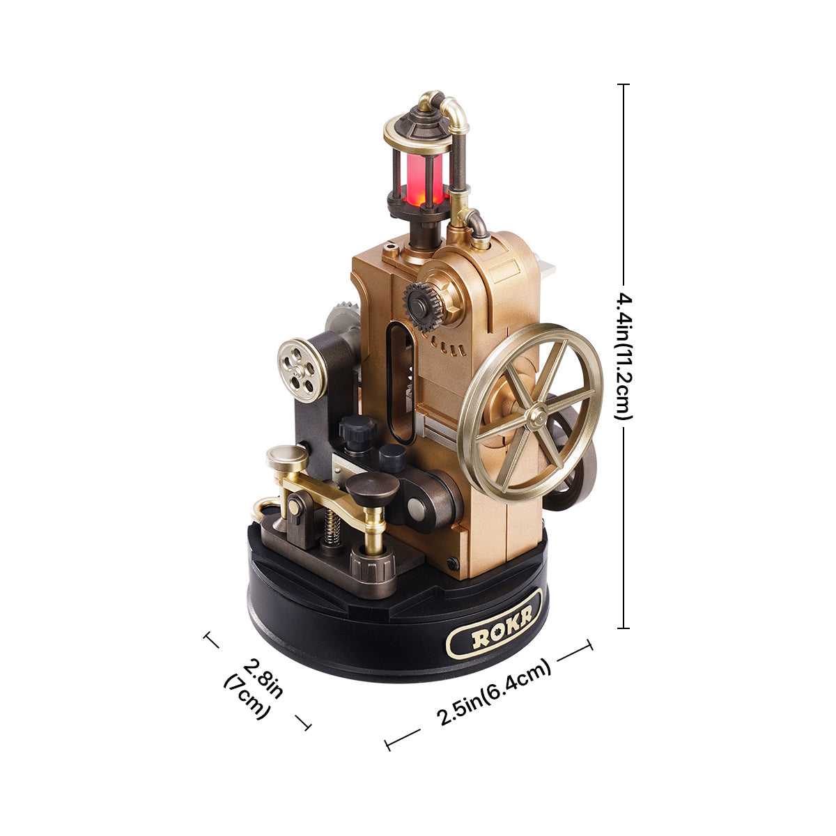 ROKR Morse Telegraph Mechanical Kit official detail view 7