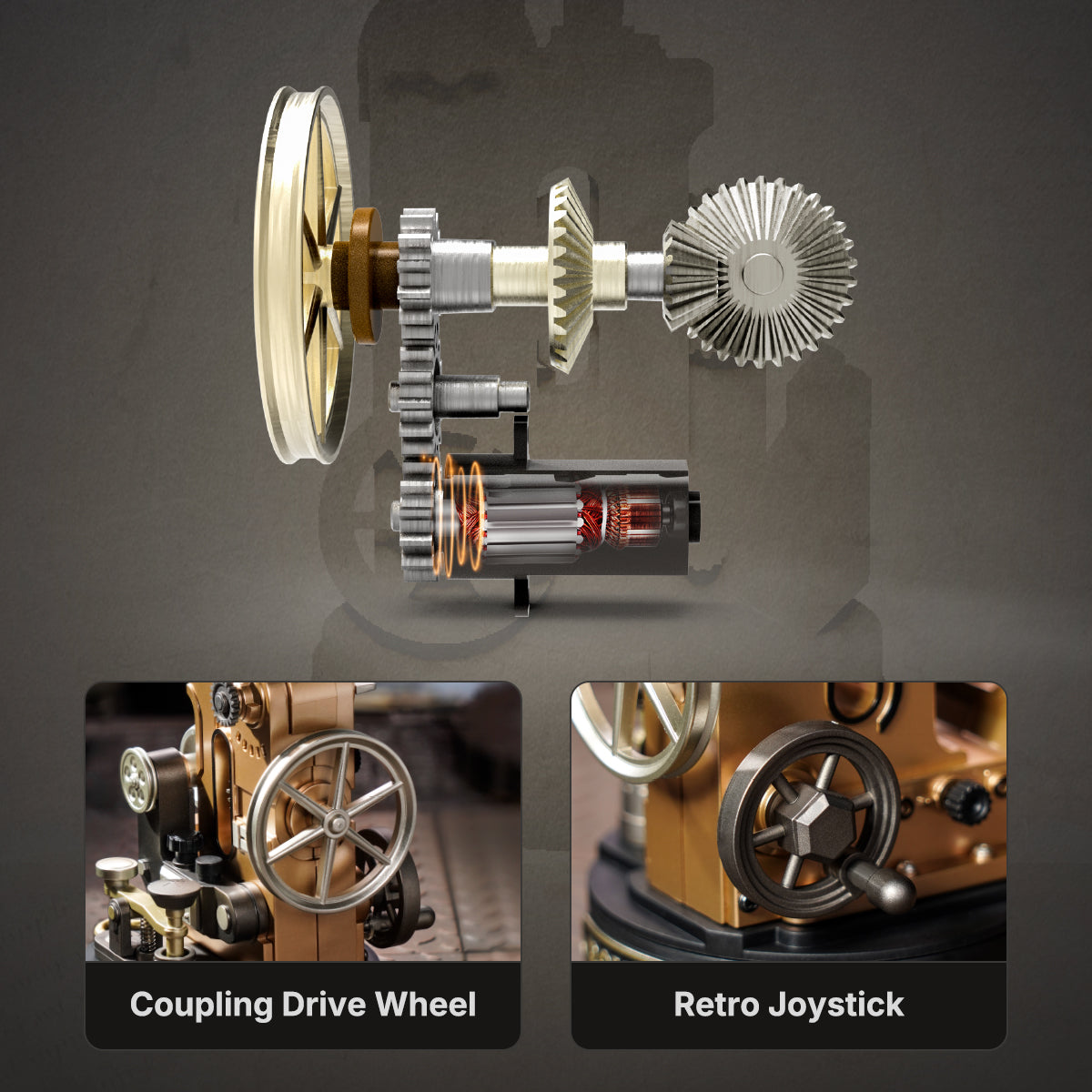 ROKR Morse Telegraph Mechanical Kit official detail view 4