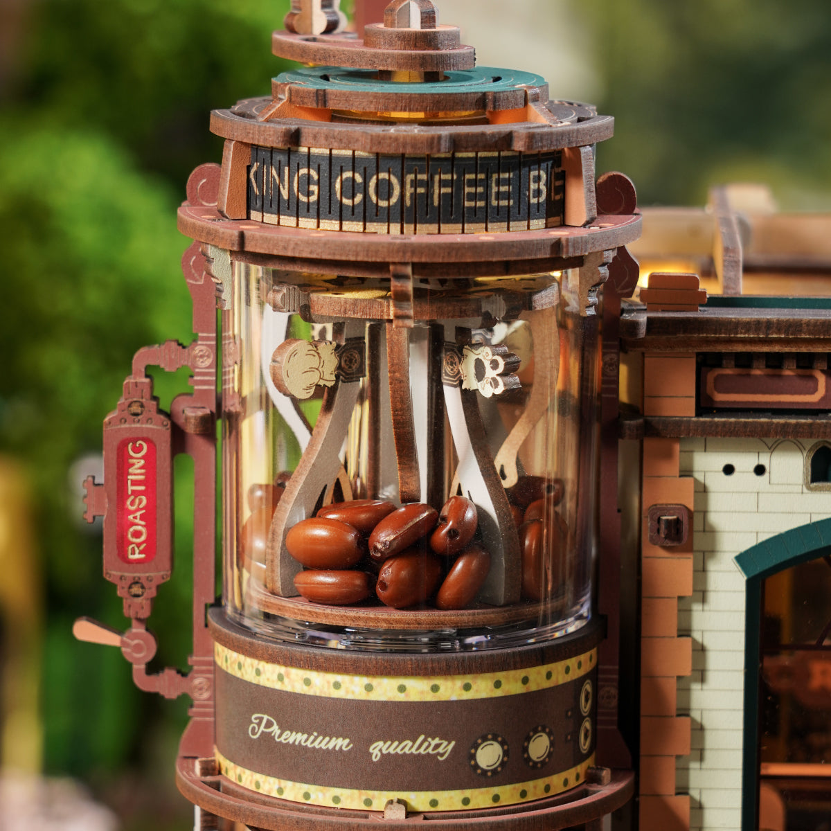 ROKR Dream Coffee Factory Mechanical Kit official detail view 5