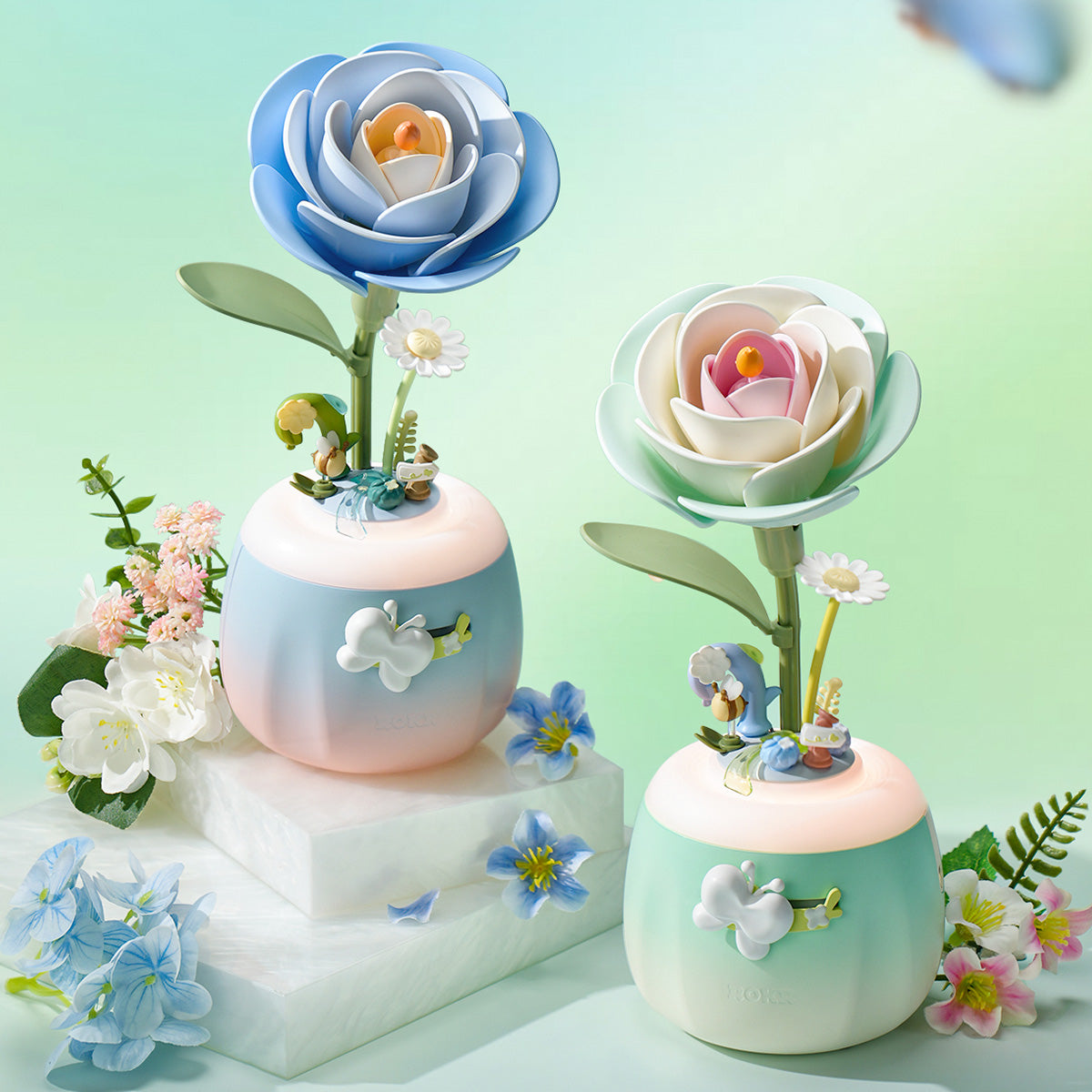 ROKR Minty Camellia Flower Lamp Kit official detail view 6