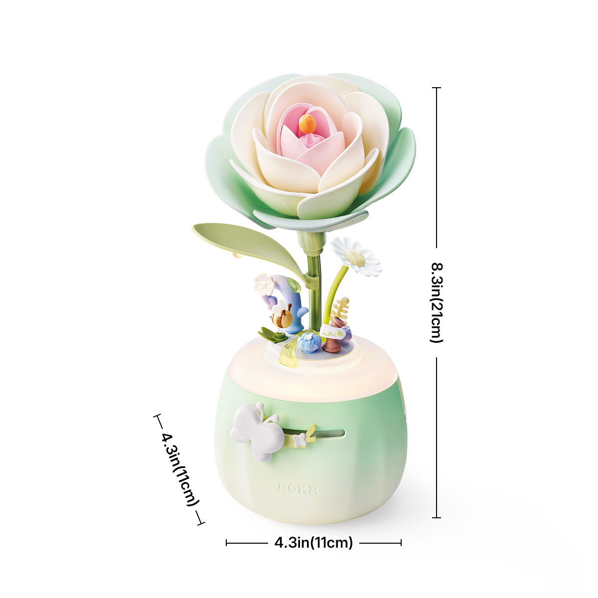ROKR Minty Camellia Flower Lamp Kit official detail view 5