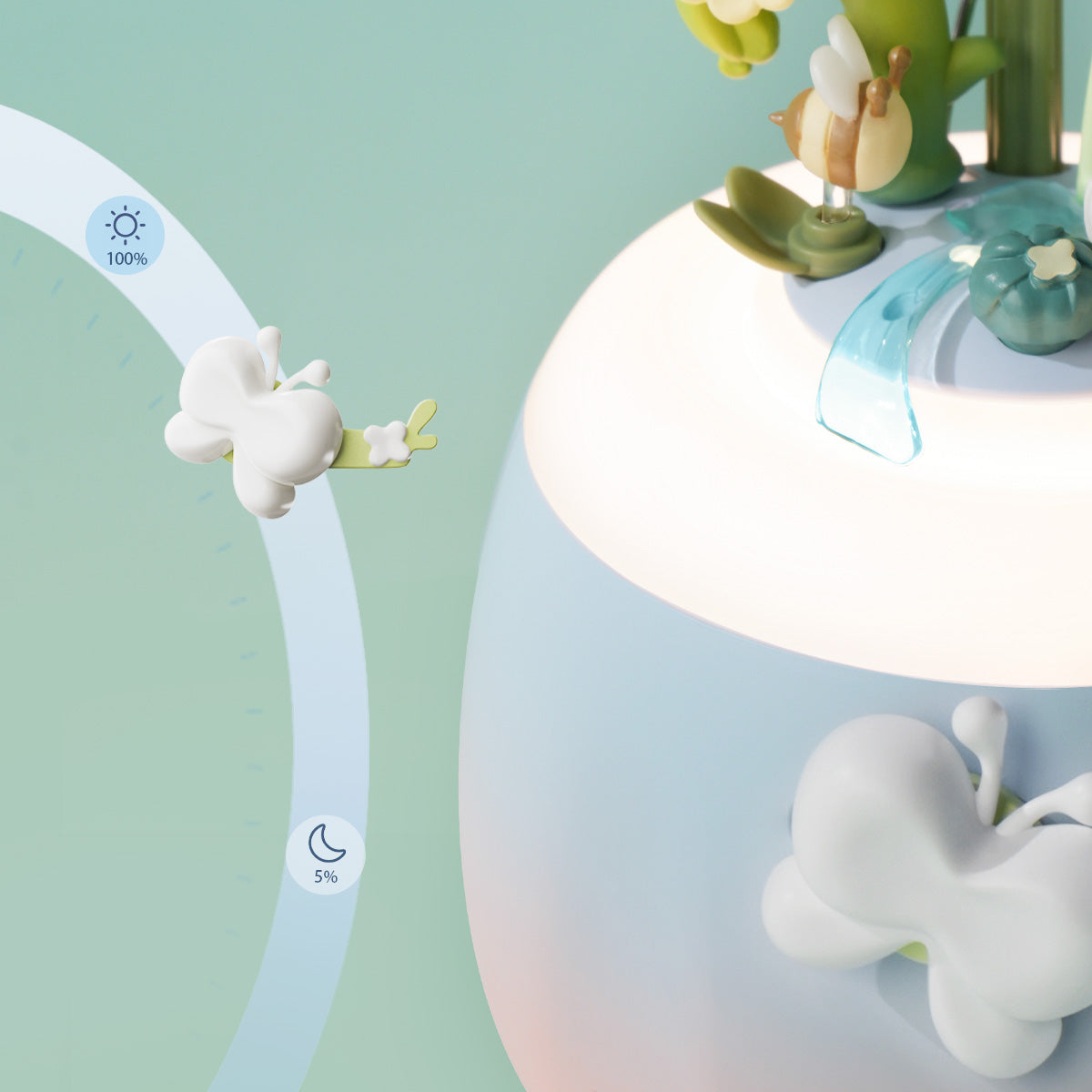ROKR Starry Camellia Flower Lamp Kit official detail view 3
