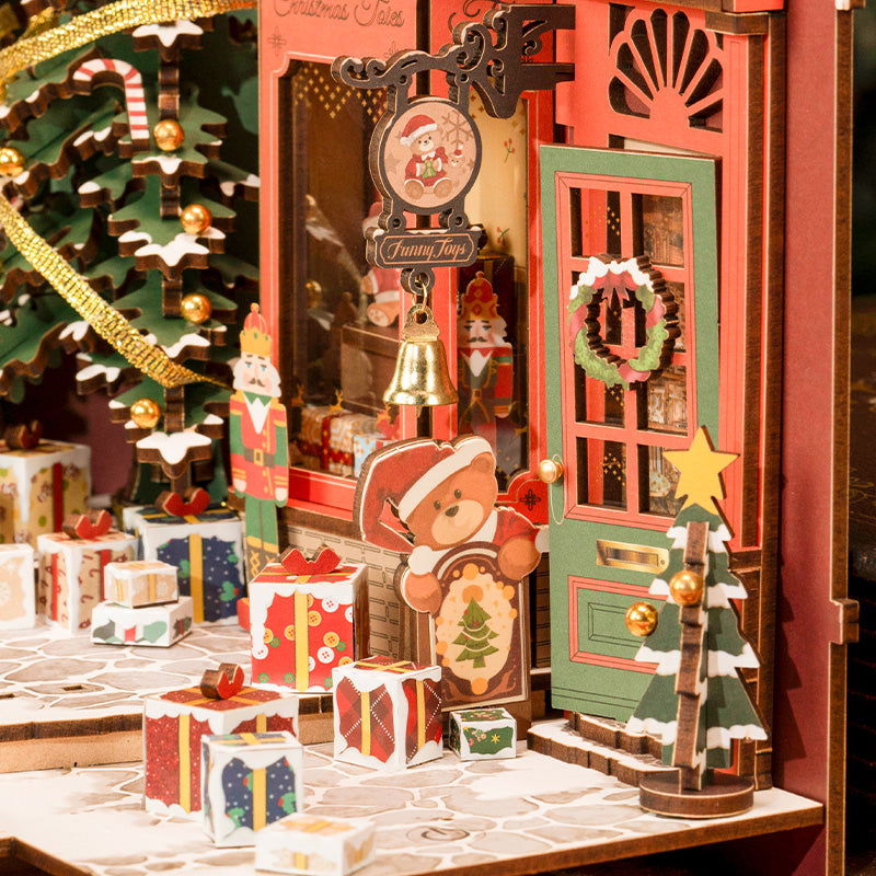 Christmas Street Book Nook Kit official detail view 4