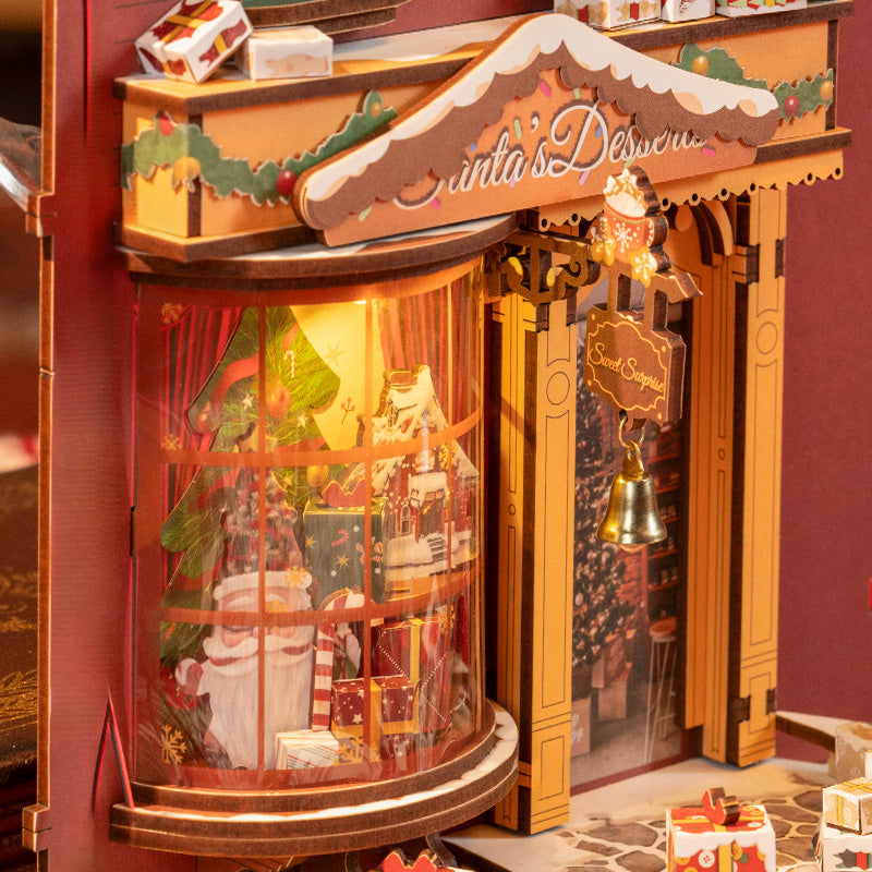 Christmas Street Book Nook Kit official detail view 5