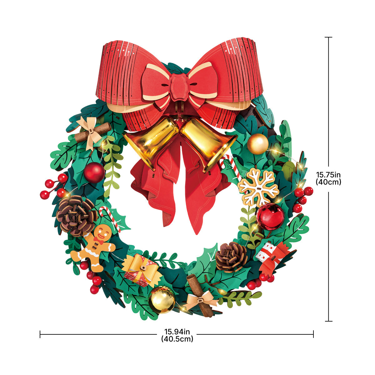 Rowood Christmas Wreath Creative Kit official product view 7