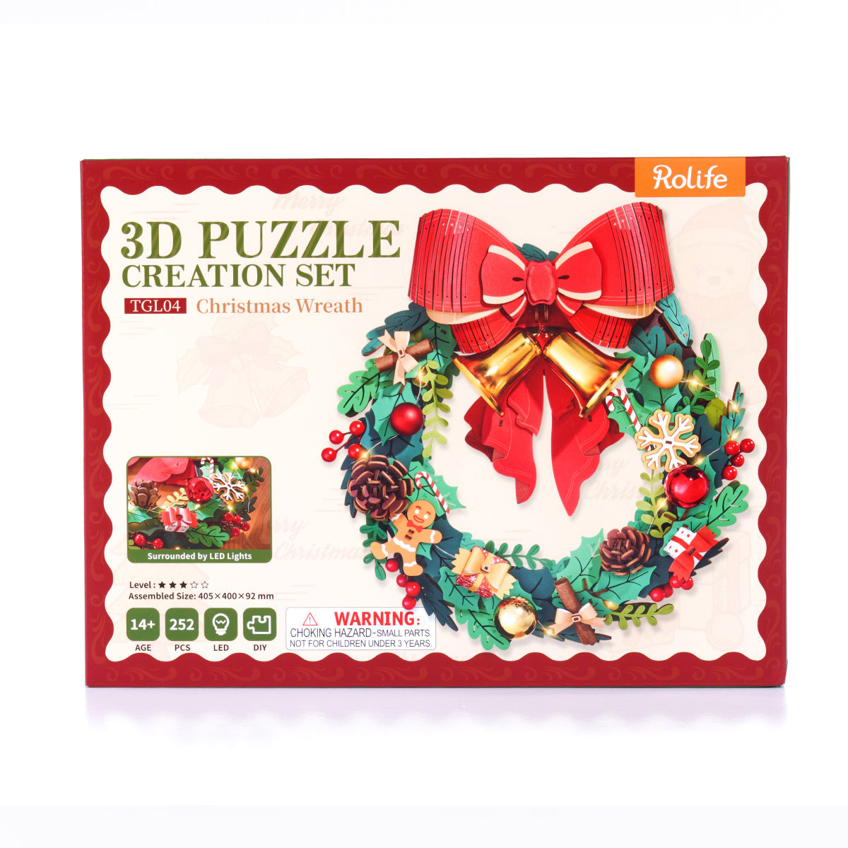 Rowood Christmas Wreath Creative Kit official product view 6