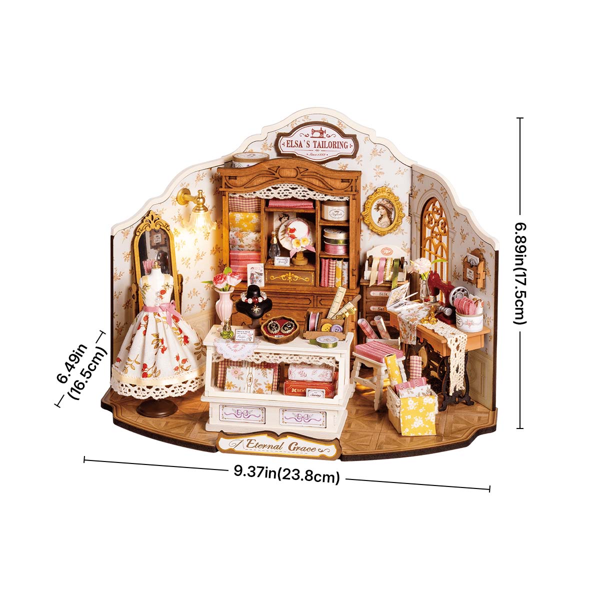 Elsa's Tailoring Miniature House Kit official detail view 7