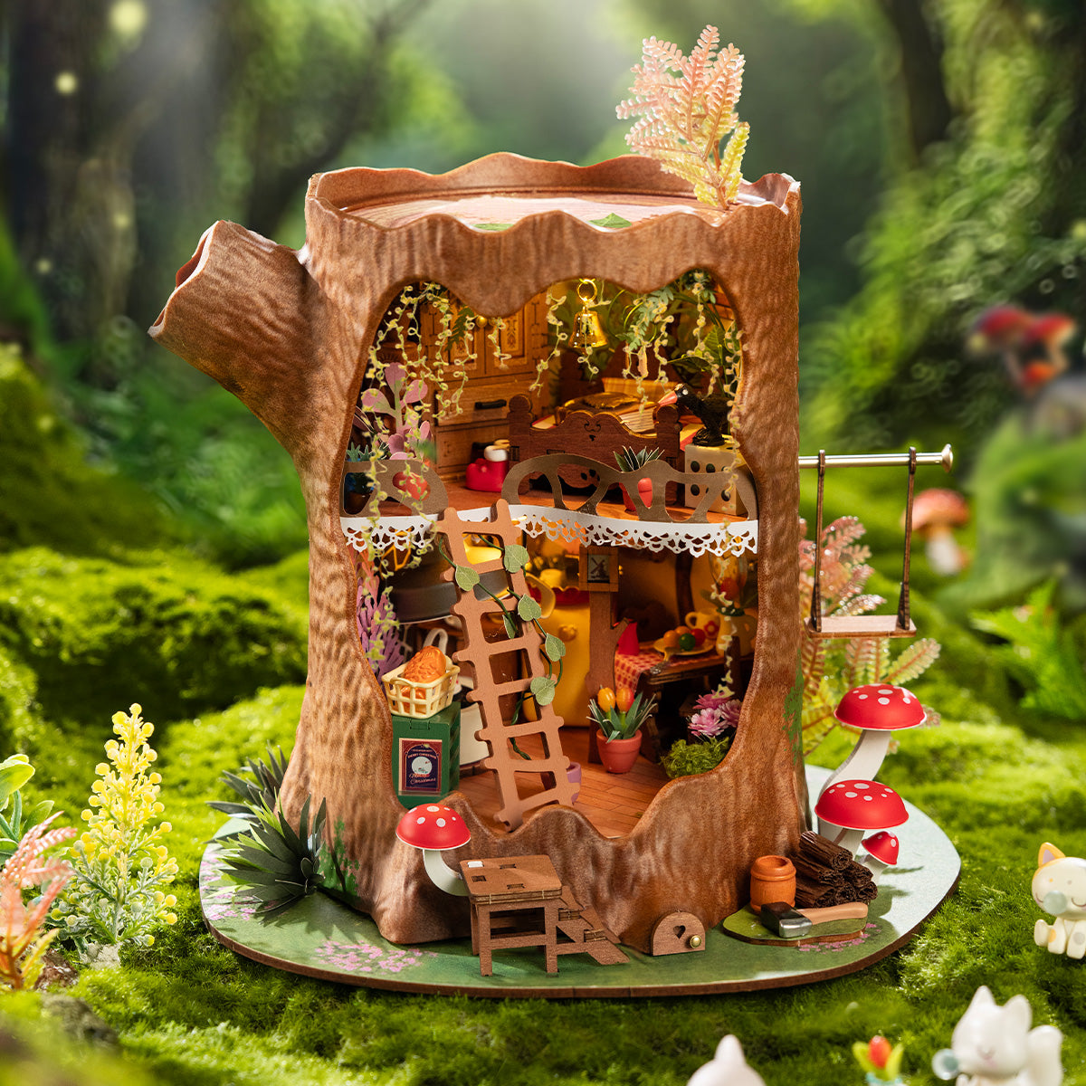 Fairytale Tree House Miniature Kit official detail view 2