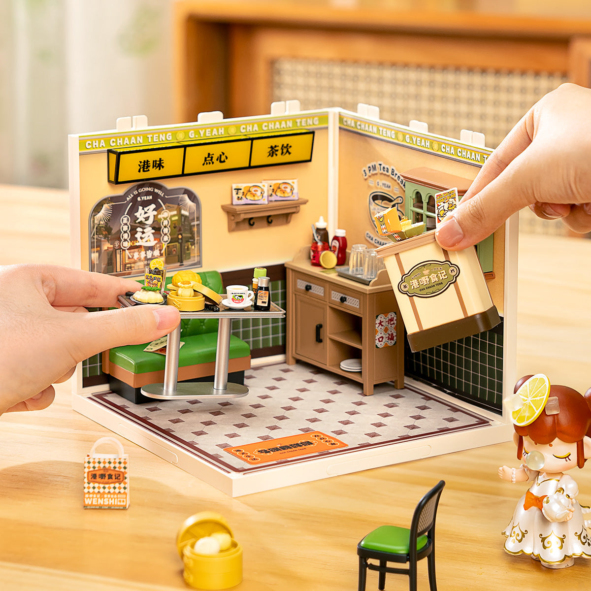 Hong Kong Bites Cafe Miniature Kit official product view 4