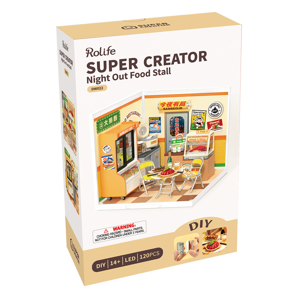 Night Out Food Stall Miniature Kit official product view 8