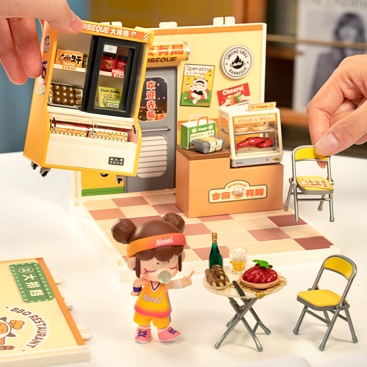 Night Out Food Stall Miniature Kit official product view 4