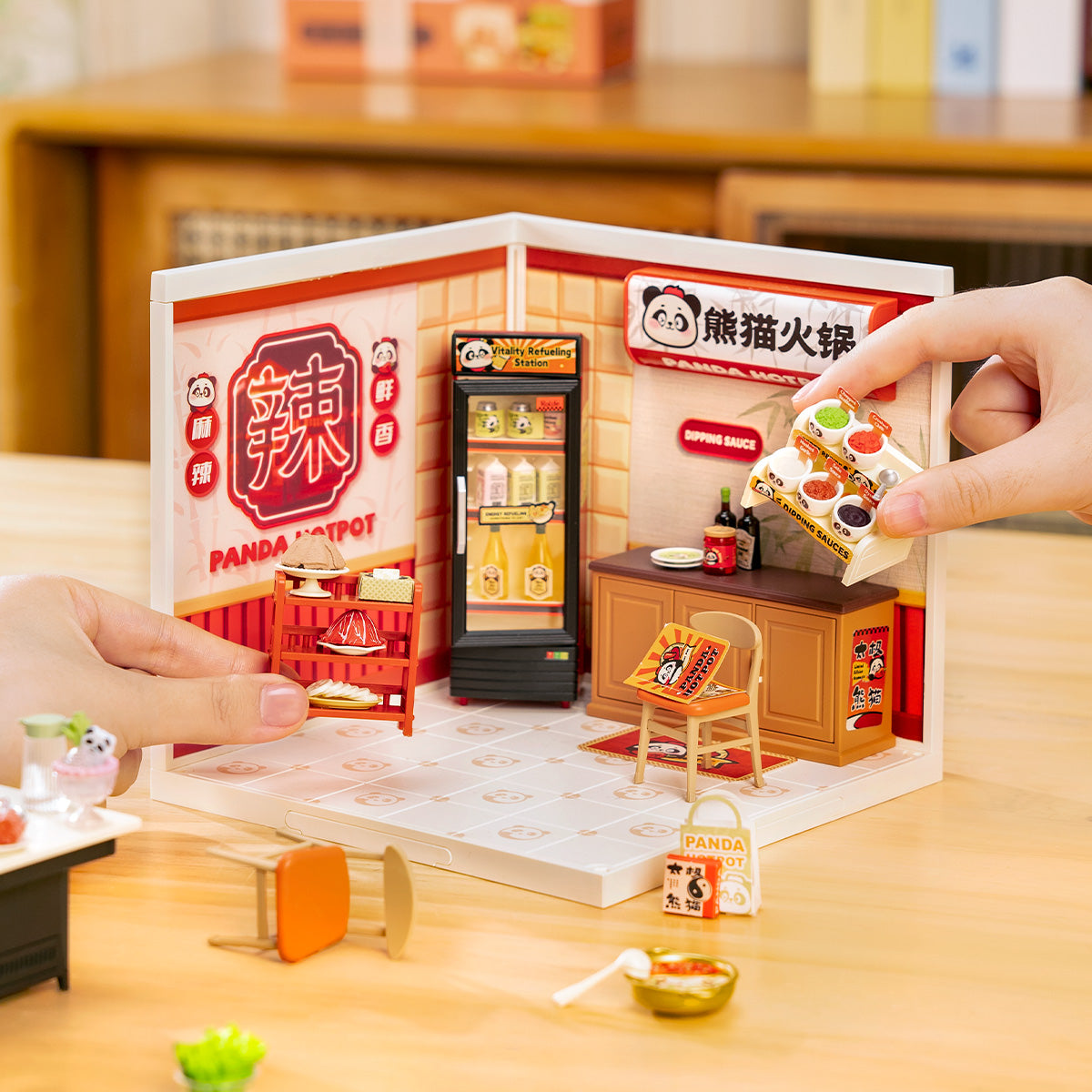 Panda Hot Pot Miniature Kit official product view 4