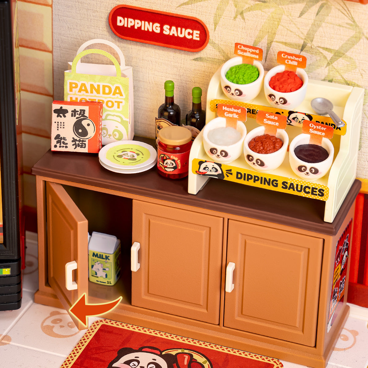 Panda Hot Pot Miniature Kit official product view 5
