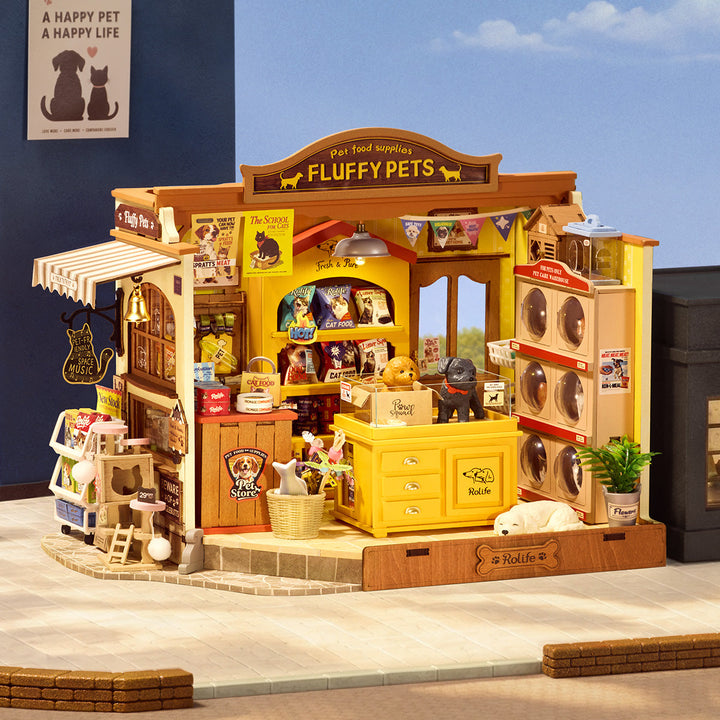 Fluffy Friends Store Miniature Kit official detail view 2