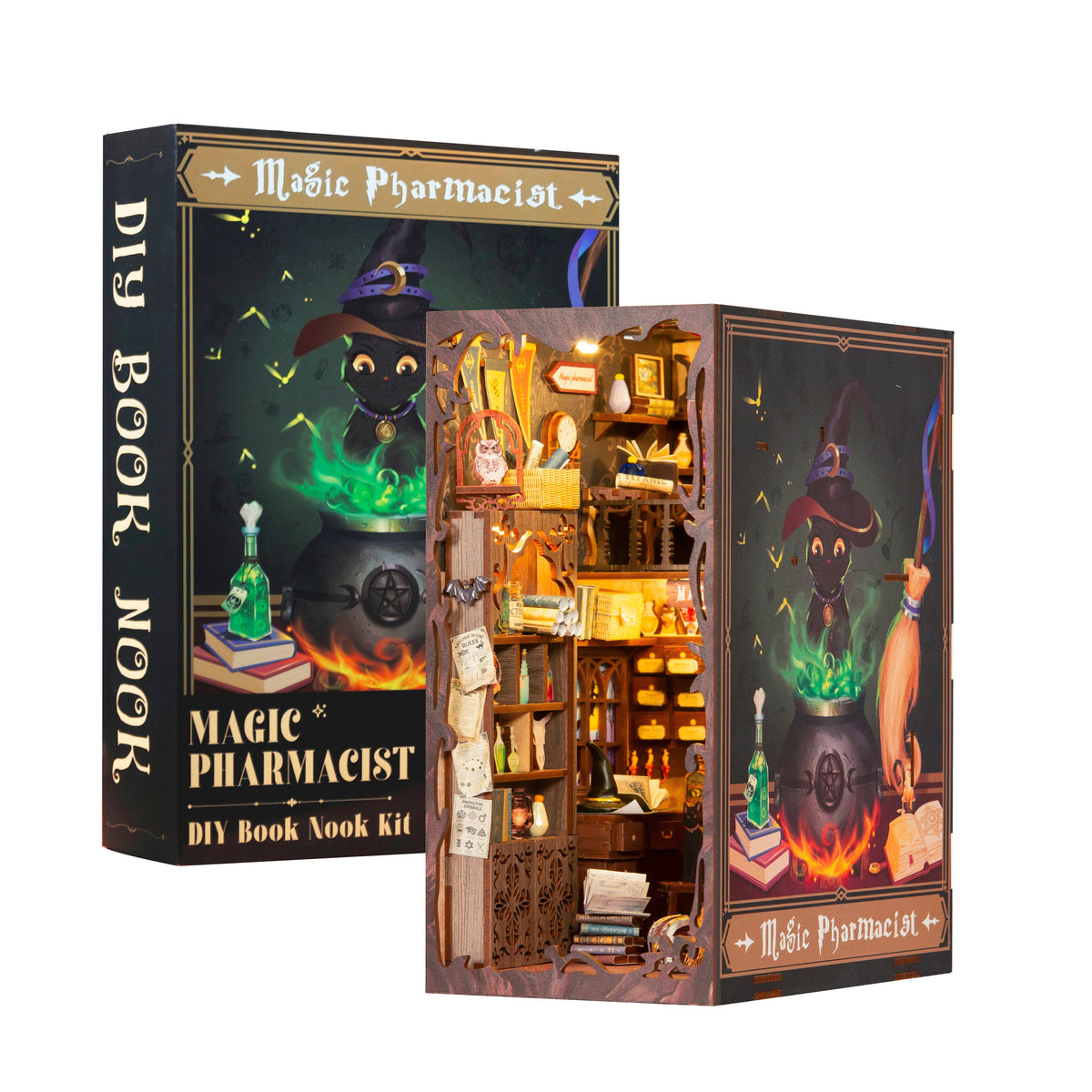 Magic pharmacist Book Nook Kit official product view 13
