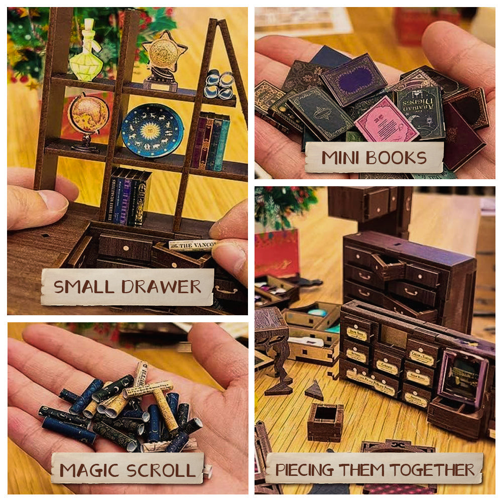Magic pharmacist Book Nook Kit official product view 6