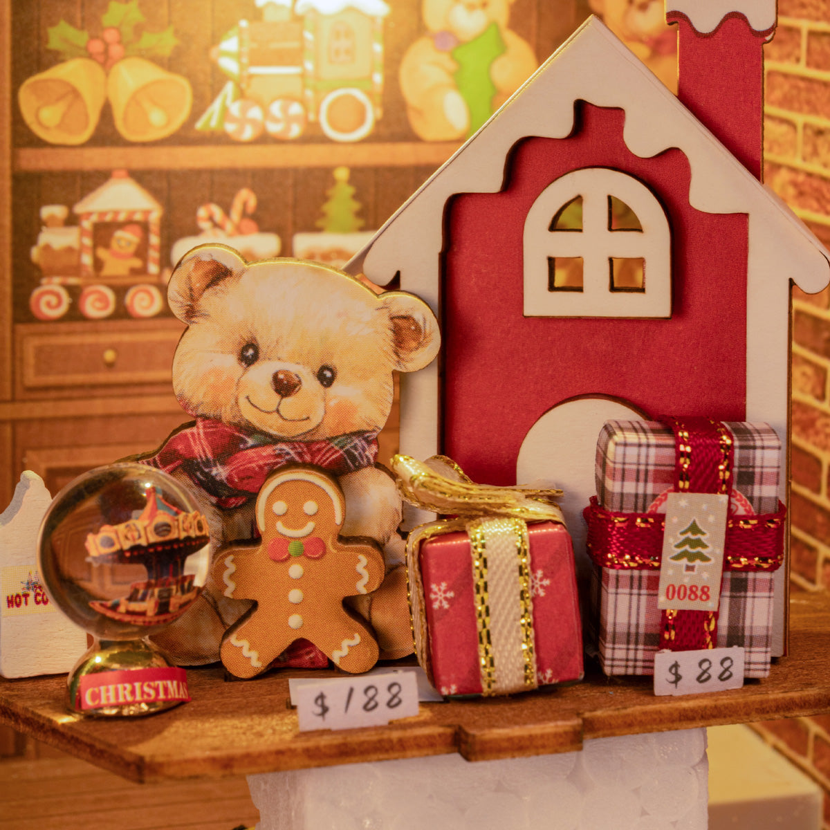 Santa's Toy Shop Miniature Kit official product view 4