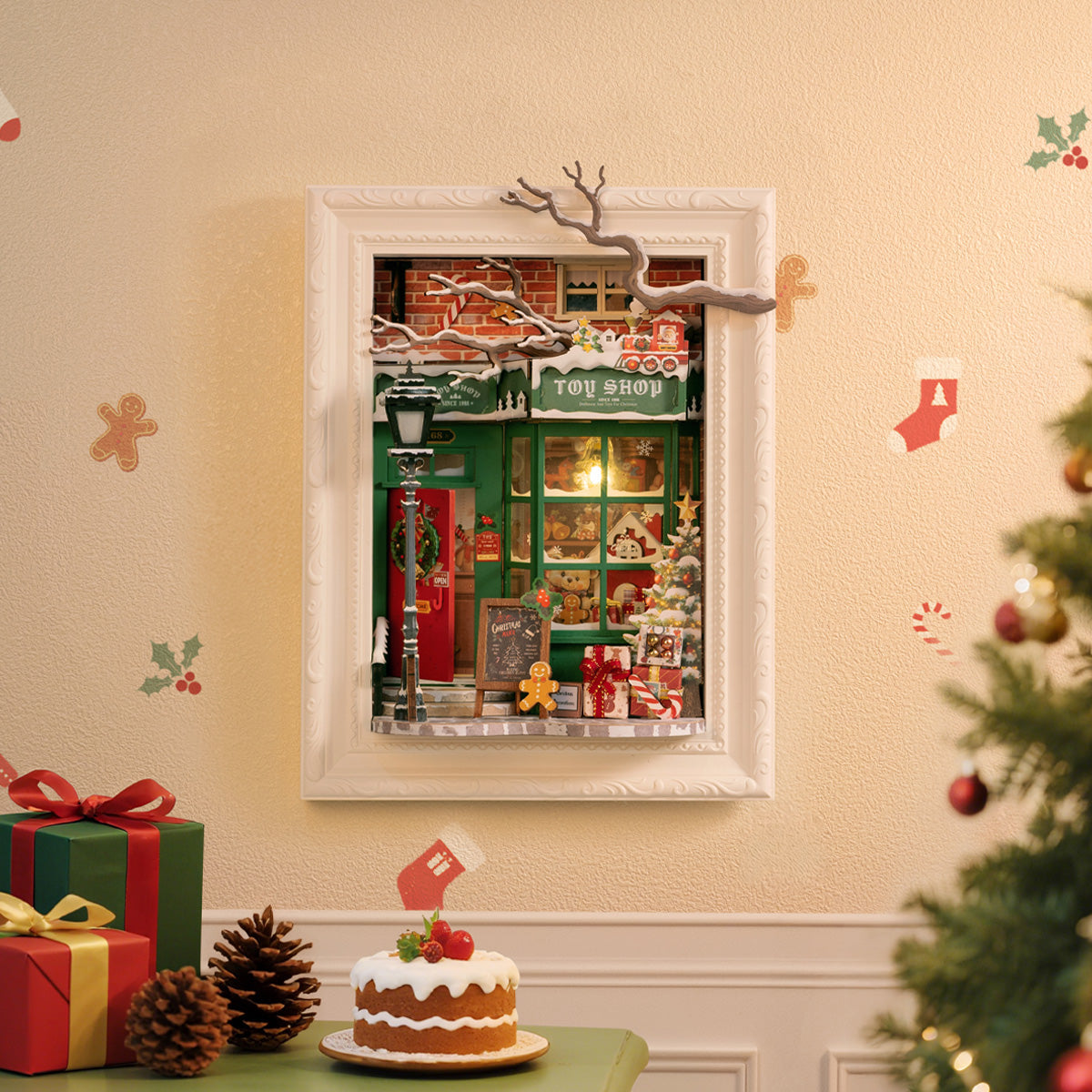 Santa's Toy Shop Miniature Kit official product view 3