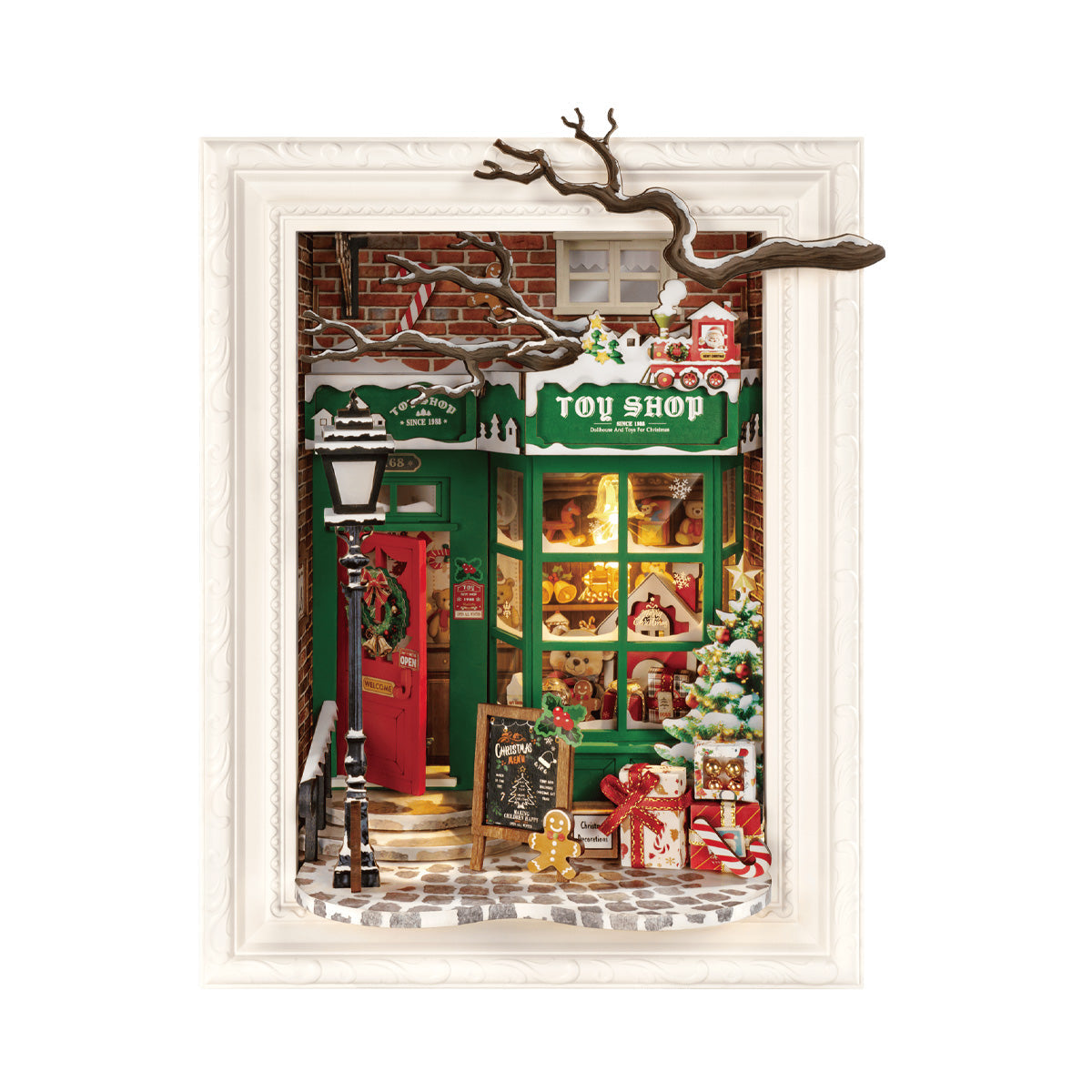 Santa's Toy Shop Miniature Kit official product view 2