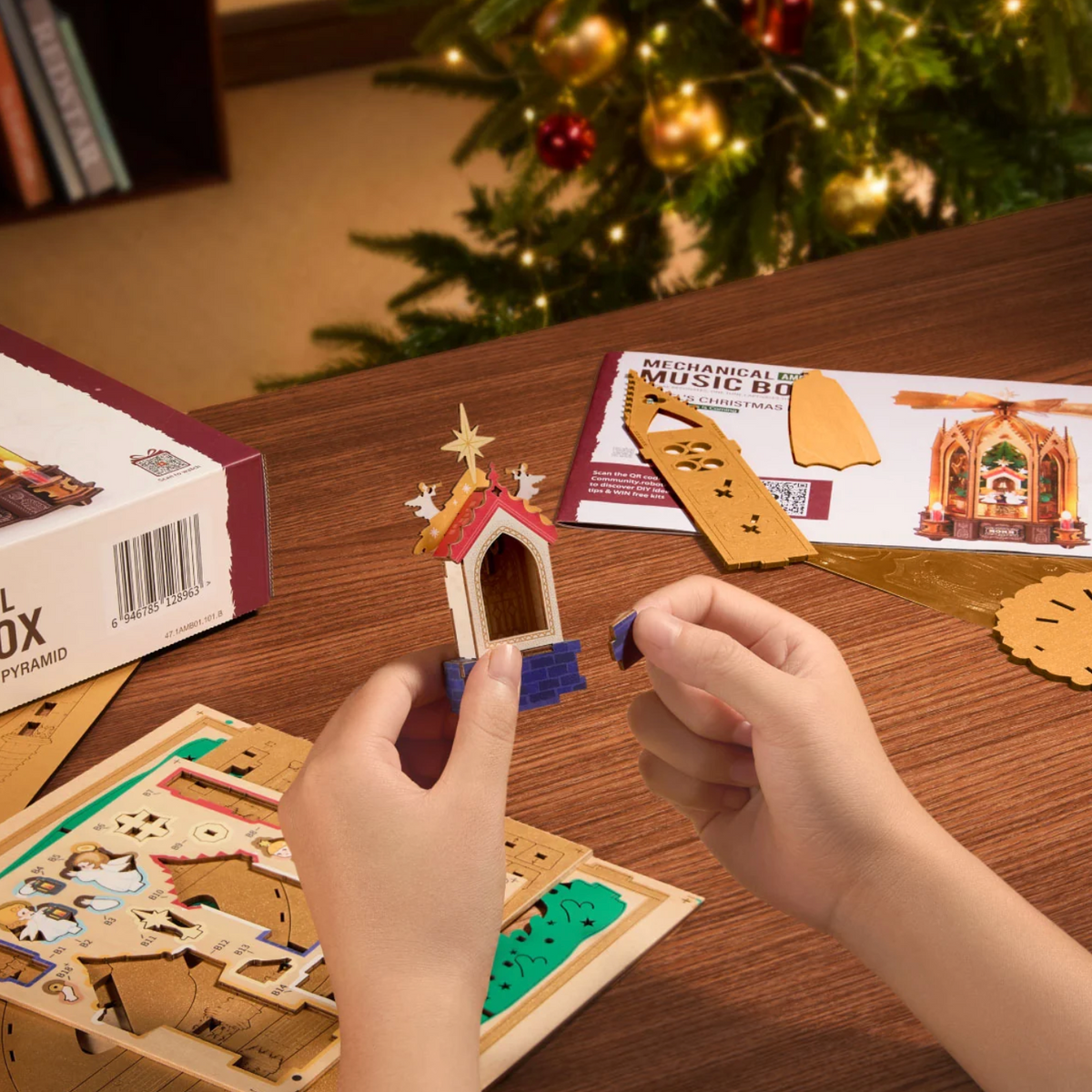 ROKR Angel’s Christmas Pyramid 3D Wooden Puzzle