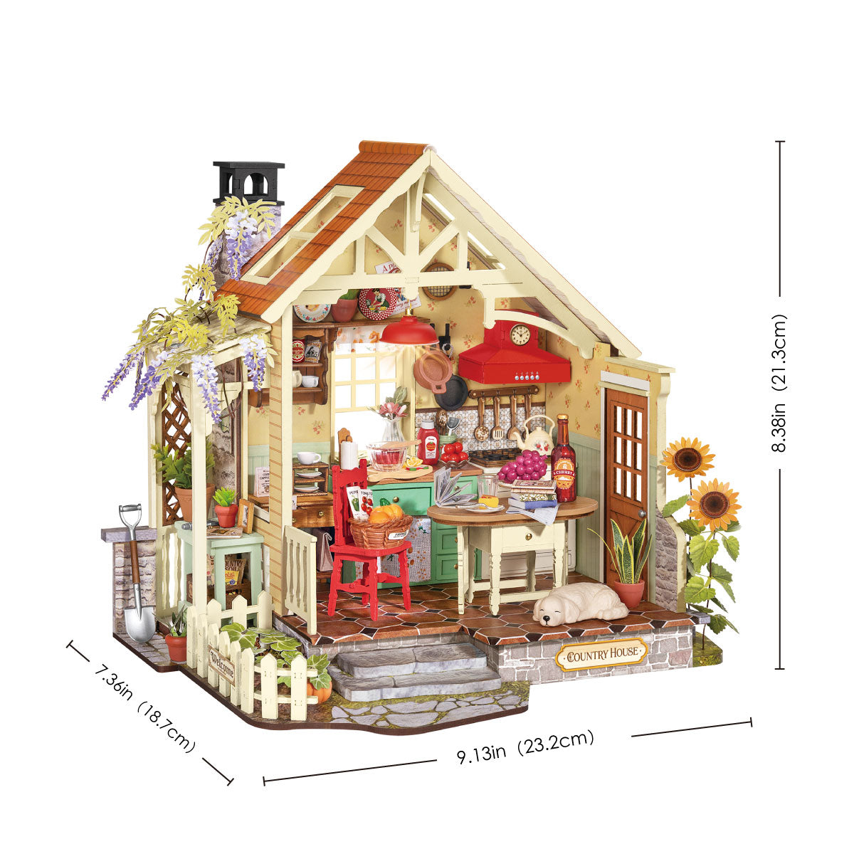 Sunlit Farmhouse Kitchen Miniature Kit official detail view 6