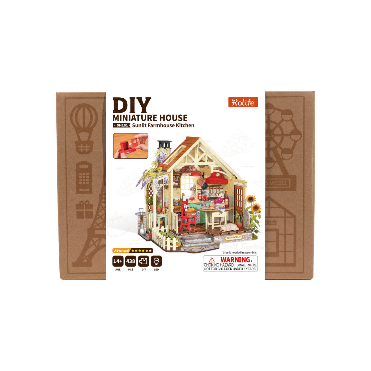 Sunlit Farmhouse Kitchen Miniature Kit official detail view 7