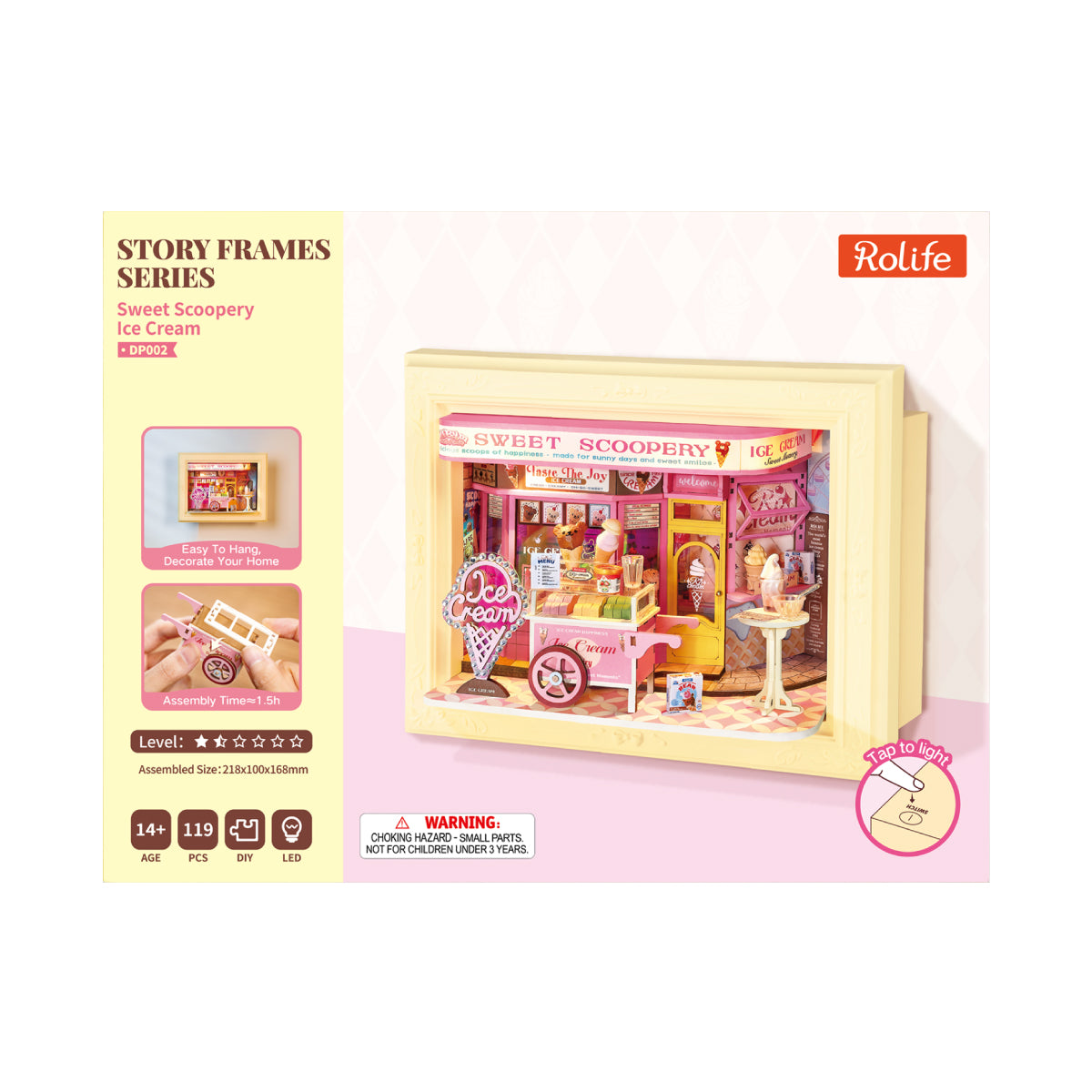 Sweet Scoopery Ice Cream Wooden Model Kit official product view 6