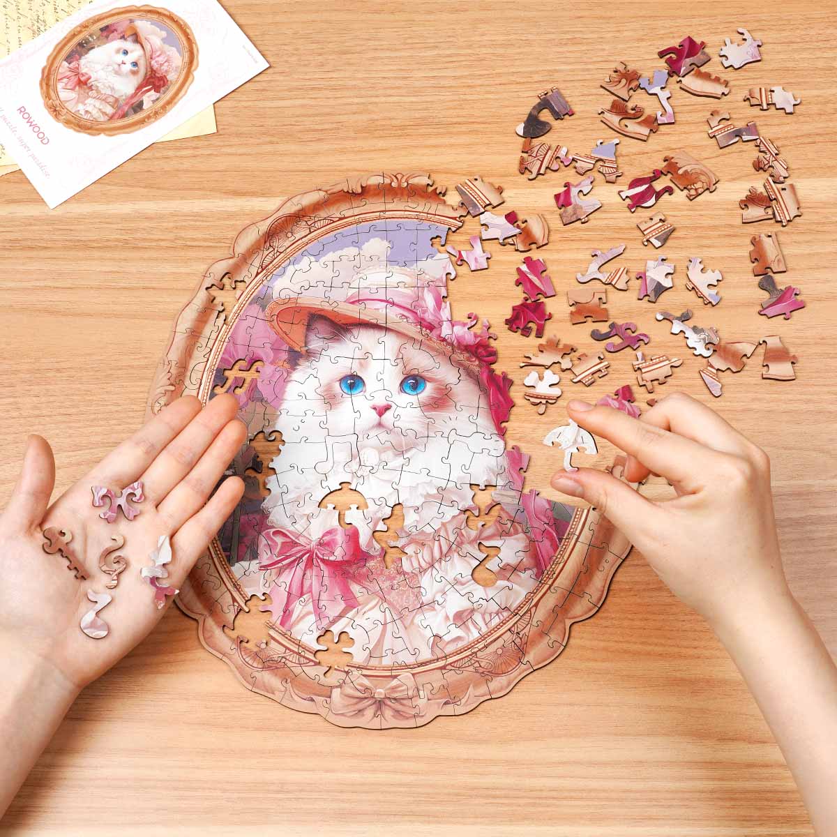 Rowood Springtime Kitty Portrait Creative Kit official product view 3
