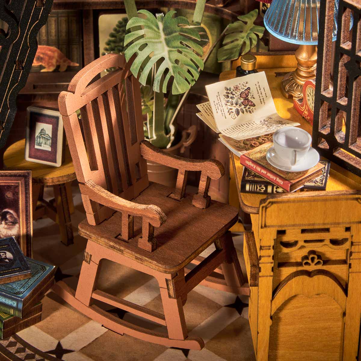 Silent Corner Study Book Nook Kit official detail view 6