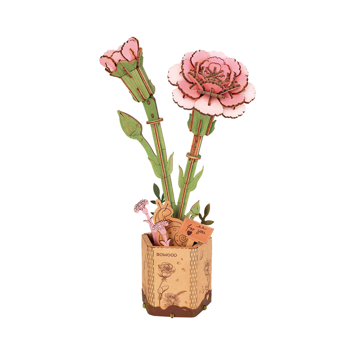 Rowood Pink Carnation Creative Kit official product view 2