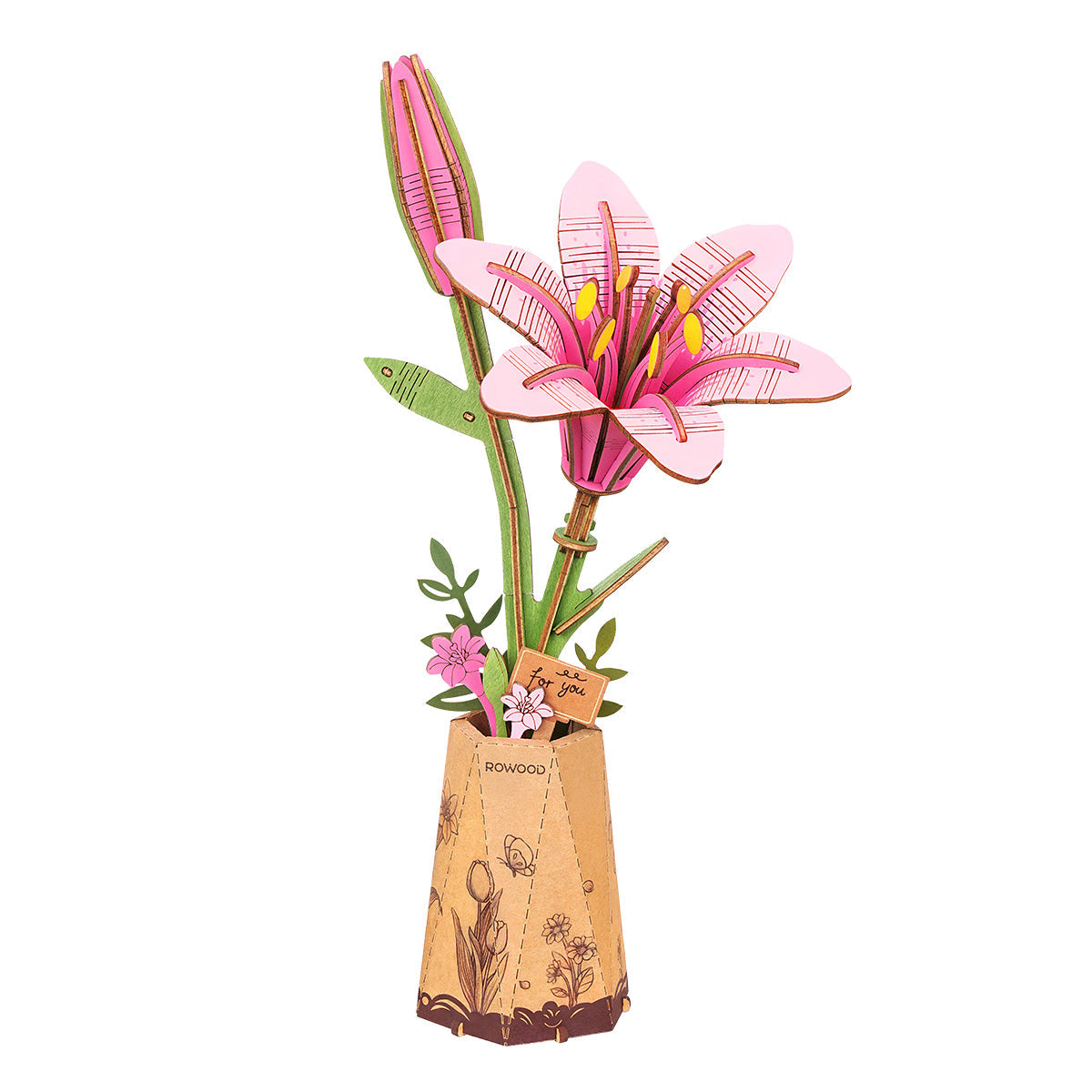 Rowood Pink Lily Creative Kit official product view 2