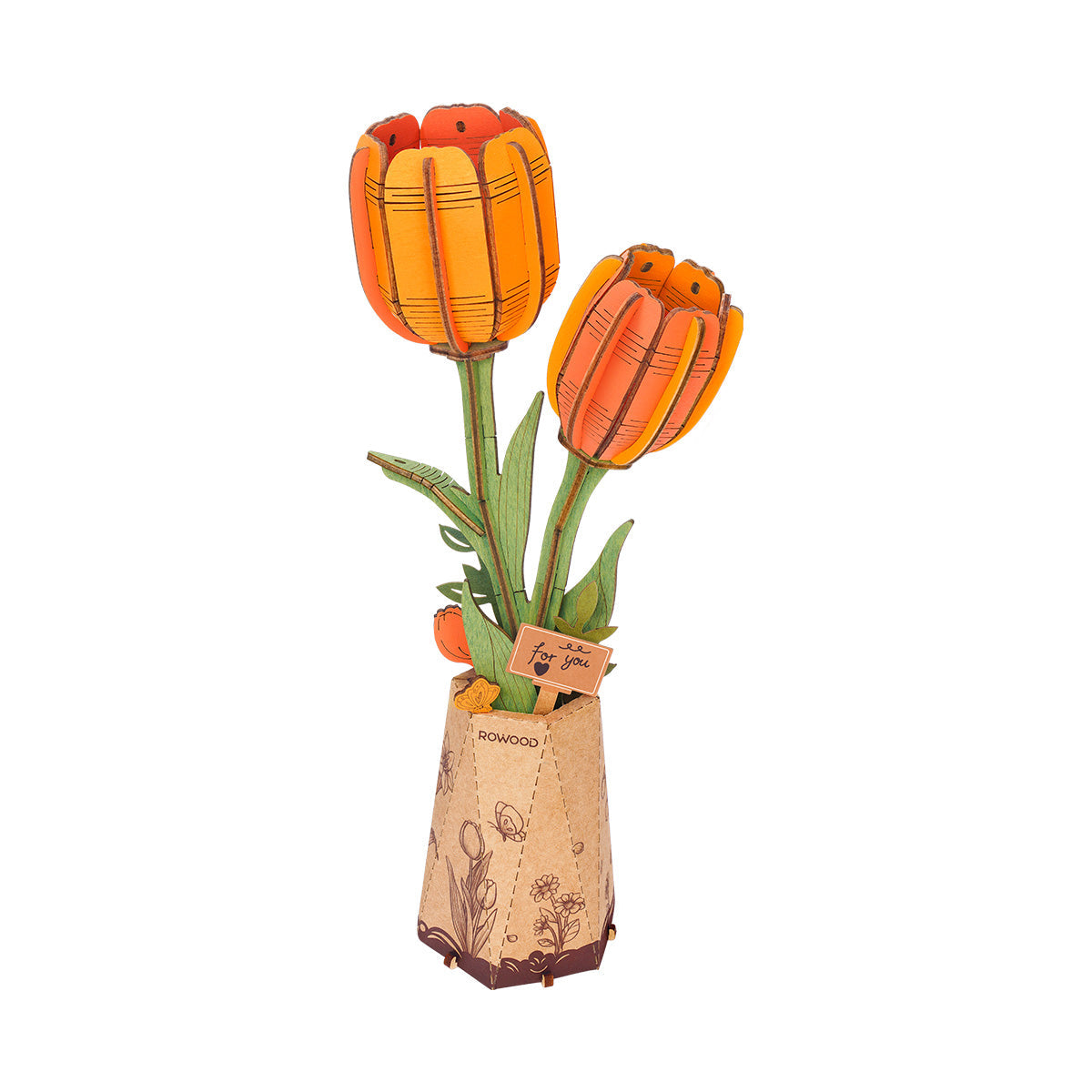 Rowood Orange Tulip Creative Kit official product view 2