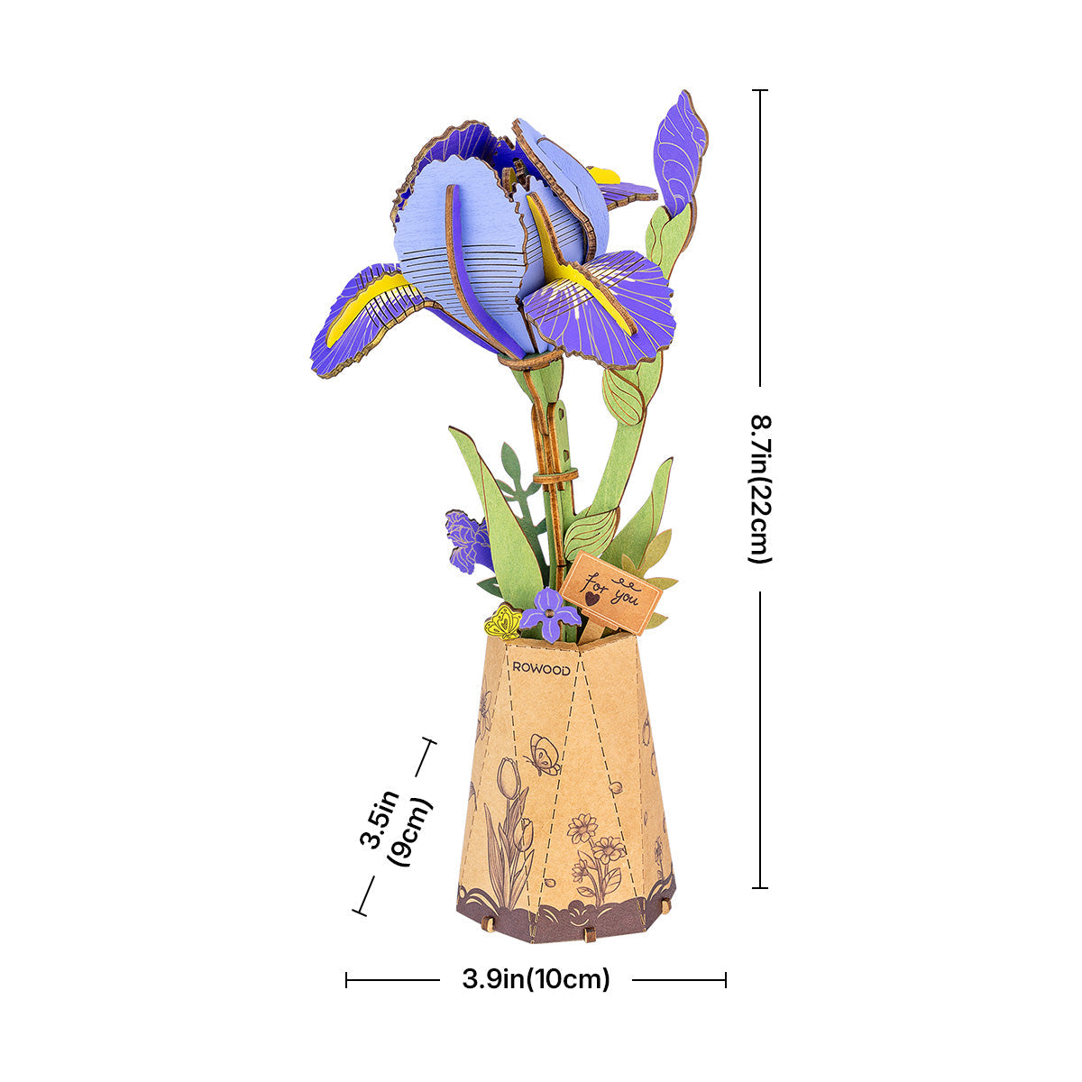 Rowood Purple Iris Creative Kit official product view 4