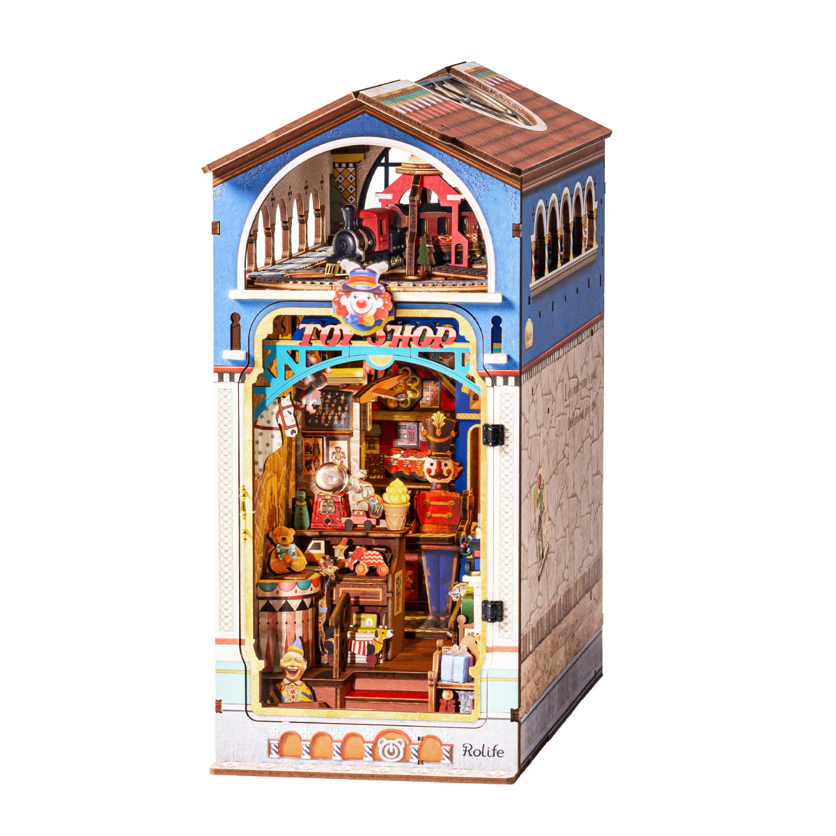 Treasure Toy Shop Book Nook Kit completed product view
