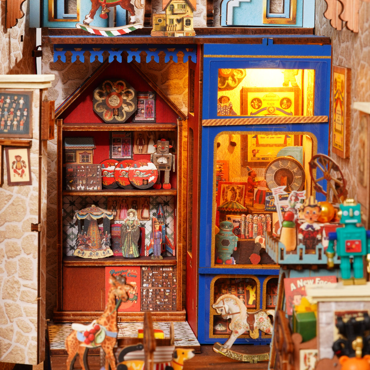 Treasure Toy Shop Book Nook Kit official detail view 5
