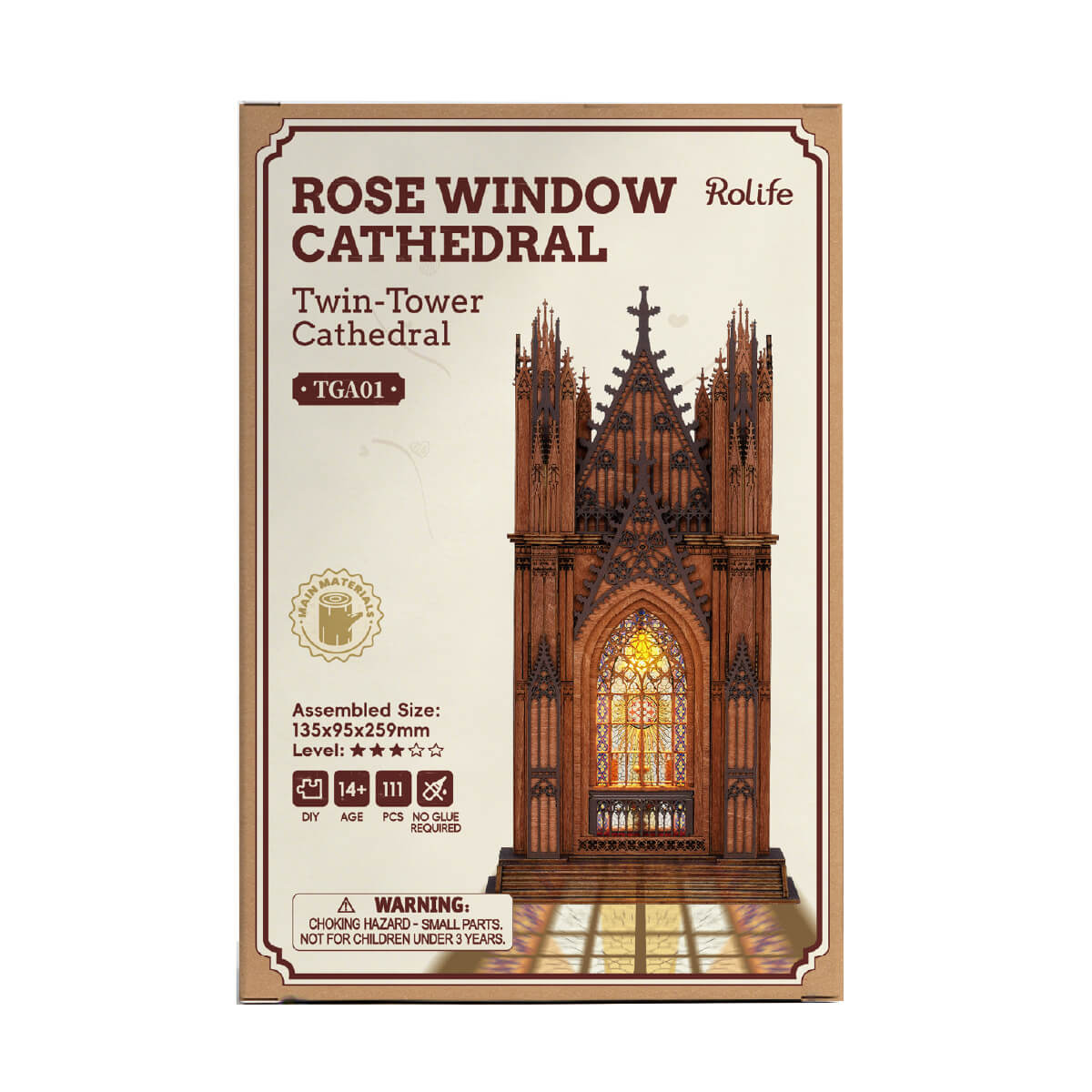 Rowood Twin-Tower Cathedral Creative Kit official product view 6