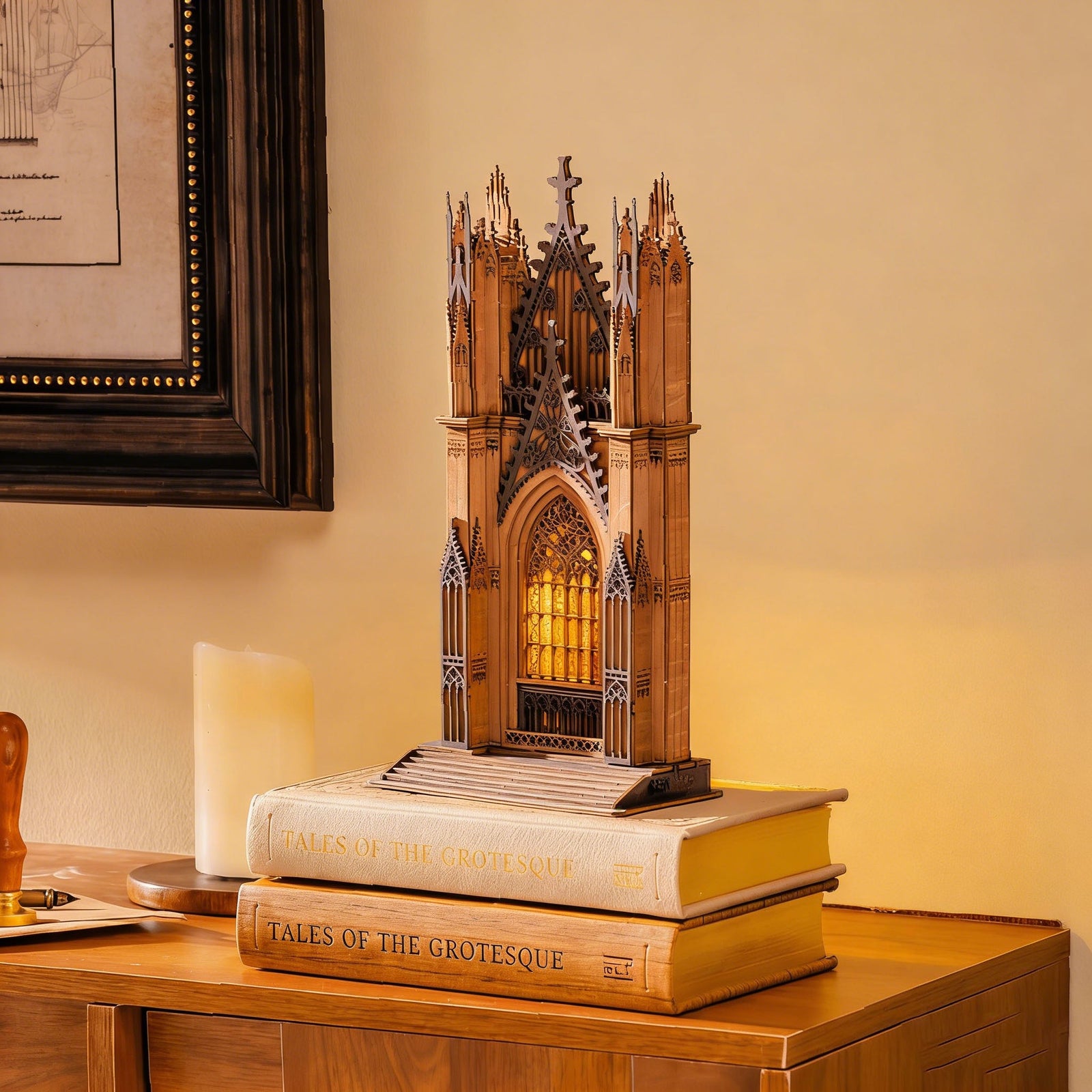 Rowood Twin-Tower Cathedral Creative Kit completed product view