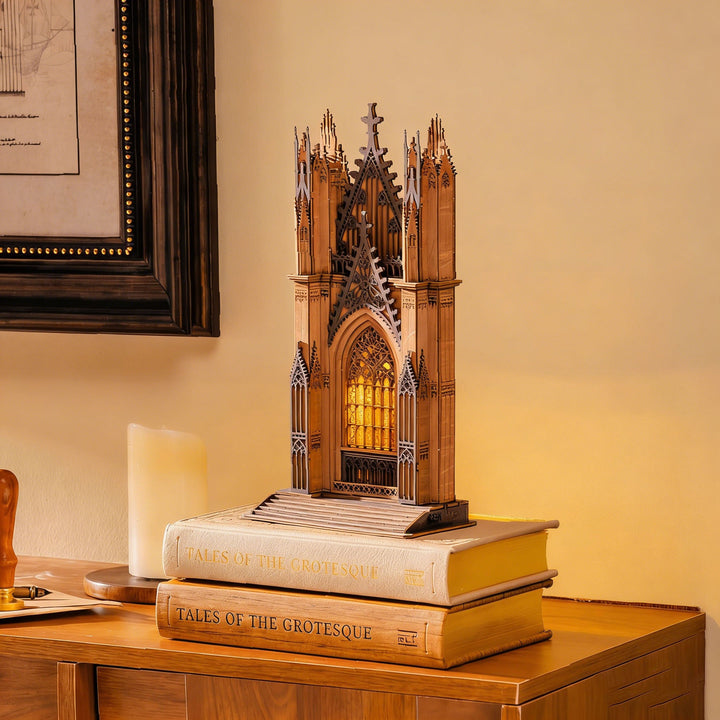 Rowood Twin-Tower Cathedral Creative Kit completed product view