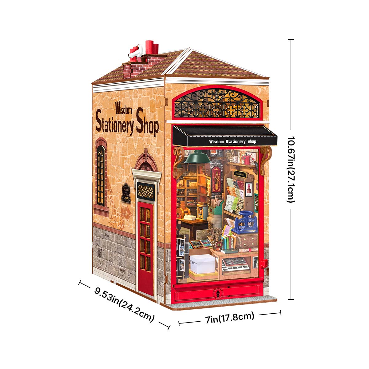 Wisdom Stationery Shop Book Nook Kit official detail view 6