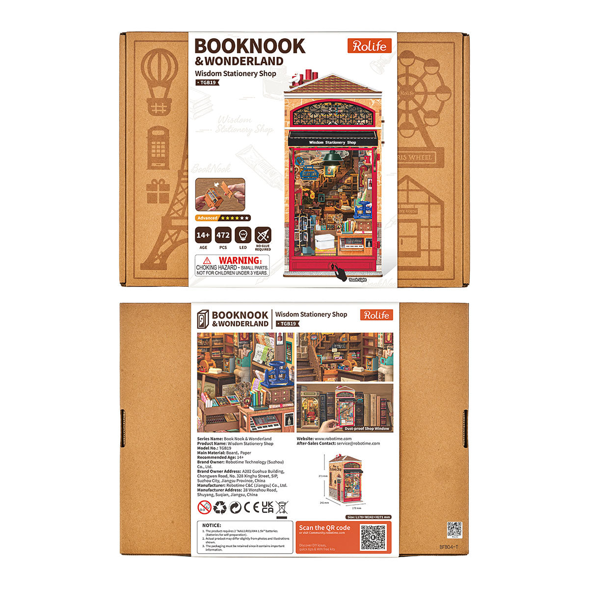 Wisdom Stationery Shop Book Nook Kit official detail view 7