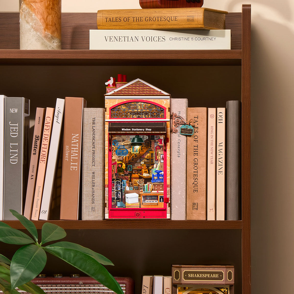 Wisdom Stationery Shop Book Nook Kit official detail view 3